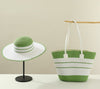 Seaside Vacation Sun Protection Straw Hat Bag Set