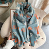 Double-sided Artificial Cashmere Scarf Thickened