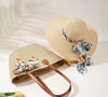 Seaside Vacation Sun Protection Straw Hat Bag Set