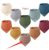 Baby Headscarf, Saliva Bib, Pure Cotton