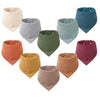 Baby Headscarf, Saliva Bib, Pure Cotton