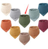 Baby Headscarf, Saliva Bib, Pure Cotton