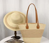 Seaside Vacation Sun Protection Straw Hat Bag Set