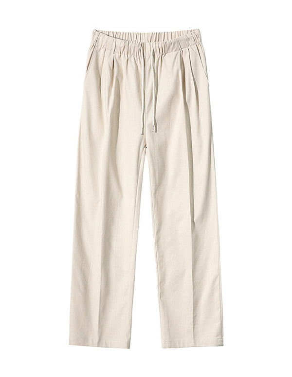 Linen Casual Straight-leg Wide Leg Pants Linen Casual Straight-leg Wide Leg Pants
