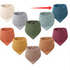 Baby Headscarf, Saliva Bib, Pure Cotton