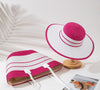 Seaside Vacation Sun Protection Straw Hat Bag Set