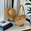 Seaside Vacation Sun Protection Straw Hat Bag Set