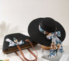 Seaside Vacation Sun Protection Straw Hat Bag Set