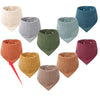 Baby Headscarf, Saliva Bib, Pure Cotton