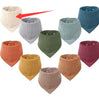 Baby Headscarf, Saliva Bib, Pure Cotton