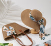 Seaside Vacation Sun Protection Straw Hat Bag Set
