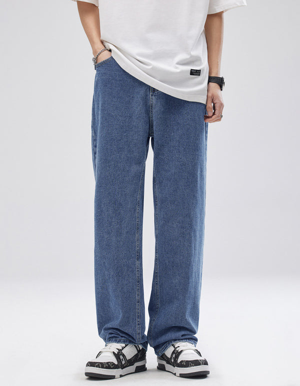Fashion Personality New Wide Leg Jeans Men
