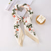 Fashion Gorgeous Printing Mesh Red Style Contrast Color Silky Scarf
