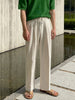 Linen Casual Straight-leg Wide Leg Pants