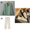 Linen Casual Straight-leg Wide Leg Pants