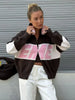 Y2K Women's Knitted Zipper Cardigan with Butterfly Collar