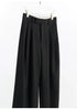 Wool Wide-Leg Trousers for Women - Casual Party Pants