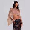 Irregular Cape And Shawl Sun Protection Shirt Women's Season Knitwear Top