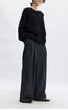 Wool Wide-Leg Trousers for Women - Casual Party Pants