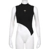 Y2K Women’s Sleeveless Knit Crop Top - Fitted & Stretchy