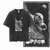 Printed Cotton Acid Washed Astronaut T-Shirt for Men