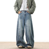 Men's Wide Leg Denim Jeans for Casual Streetwear