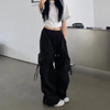 Vintage Loose Wide Leg Cargo Pants for Women