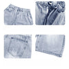 Men's Vintage High Waist Wide Leg Denim Jeans for Casual Wear