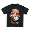 Vintage Hip-Hop Graphic T-Shirt for Men - Cotton Tee