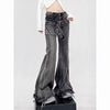 High Waist Vintage Slim Micro-flare Jeans for Women