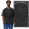 Printed Cotton Acid Washed Astronaut T-Shirt for Men