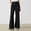Women's High-Waisted Wide-Leg Denim Pants for Summer