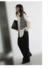 Korean Oversized Blouse with Detachable Tie for Women