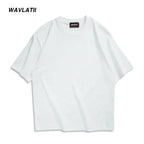 WAVLATII 260 GSM Casual Oversized T-Shirts for Men