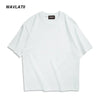 WAVLATII 260 GSM Casual Oversized T-Shirts for Men