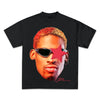 Vintage Hip-Hop Graphic T-Shirt for Men - Cotton Tee