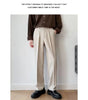 Men's White Baggy Wide Pants for Casual Spring Wear