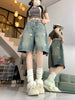 Floral Print Wide Leg Women's Jeans - Casual Comfort Denim