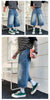Men's Vintage High Waist Wide Leg Denim Jeans for Casual Wear