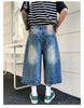 Men's Vintage High Waist Wide Leg Denim Jeans for Casual Wear