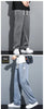 Men's Summer Loose Lyocell Jeans with Drawstring Waist