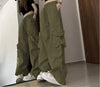 Vintage Loose Wide Leg Cargo Pants for Women