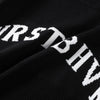 Oversized Letter Jacquard Knit Pullover for Women