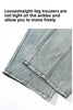 Men's Casual Loose Straight Jeans - 100% Cotton