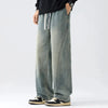 Men's Casual Loose Straight Jeans - 100% Cotton