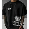 Men's Polyester Casual Summer Tees - Soft & Quick Dry
