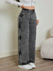 High Waist Tie-Dye Straight Jeans for Women