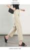 High-Waisted Lightweight Cropped Pants for Women