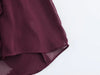 Elegant Women's V-neck Chiffon Blouse with Ruffles