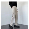 Men's White Baggy Wide Pants for Casual Spring Wear